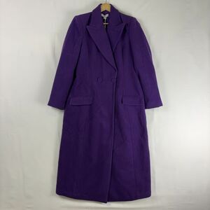 Sergio Hudson Vibrant Purple Long Coat